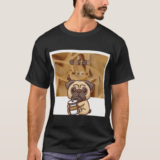 Een koffie stemming t-shirt (Voorkant)