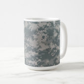 een koffiegeld mok (Voorkant rechts)