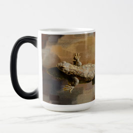 Een koffiehagedis magische mok