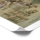 Een koffiehuis, Constantinopel, 1854 (pen & inkt & Poster (Hoek)