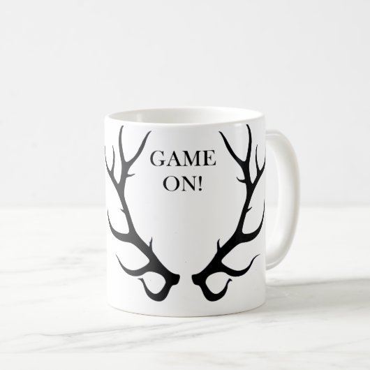 Een koffiekop voor jagers koffiemok (Voorkant rechts)