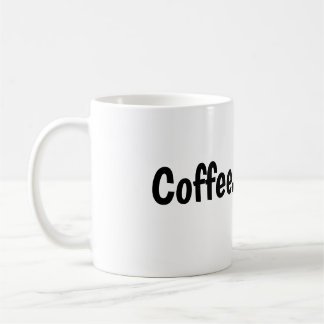 Een koffiemok die misschien geen koffie bevat.