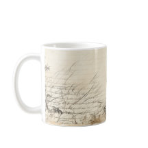 Een koffiemok in Victoriaanse stijl