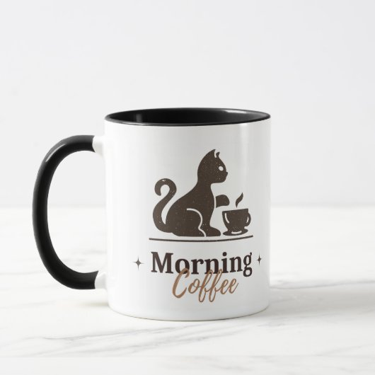 Een koffiemok met een ontwerp mok (Links)