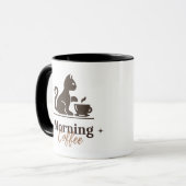 Een koffiemok met een ontwerp mok (Voorkant links)
