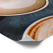 Een koffieoverdekte droom van Caffeine Poster (Hoek)