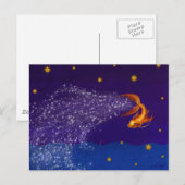 Een Koi tussen de sterren - briefkaart (Voorkant / Achterkant)
