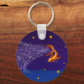 Een Koi tussen de sterren - sleutelhanger (Voorkant)
