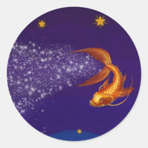 Een Koi Tussen de Sterren - sticker