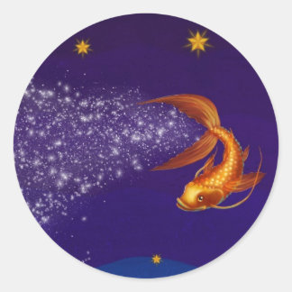 Een Koi Tussen de Sterren - sticker