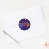 Een Koi Tussen de Sterren - sticker (Envelop)