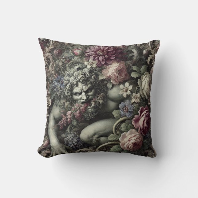 🎭 Een kolossale komedie – Gotisch Victoriaans Kussen (Voorkant)