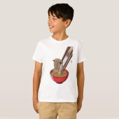 Een kom stomende ramen t-shirt (Voorkant volledig)