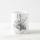 Een kom van Ramen Minimalist Koffiemok (Center)