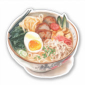 Een kom van Yummy Ramen Sticker (Voorkant)