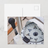 Een kompas om koers uit te zetten voor avontuur. briefkaart (Voorkant / Achterkant)