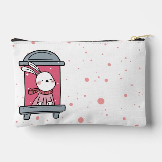 Een konijn bij het raam etui (Achterkant)