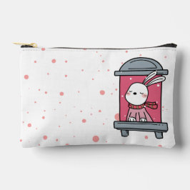 Een konijn bij het raam etui