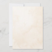 Een konijn draait er een om! 1e verjaardag kaart (Achterkant)