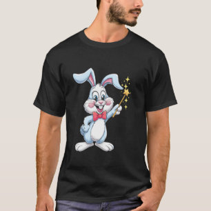 Een konijn goochelaar magie kostuum t-shirt