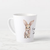 Een Konijn Houdt Van Jou Latte Mok (Linkerhoek)
