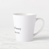 Een Konijn Houdt Van Jou Latte Mok (Rechts)
