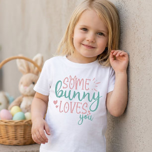 Een Konijn Houdt Van Jou Pasen T-Shirt voor Kinder