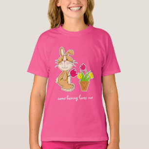 Een konijn houdt van me. Paasgeschenk T-shirt