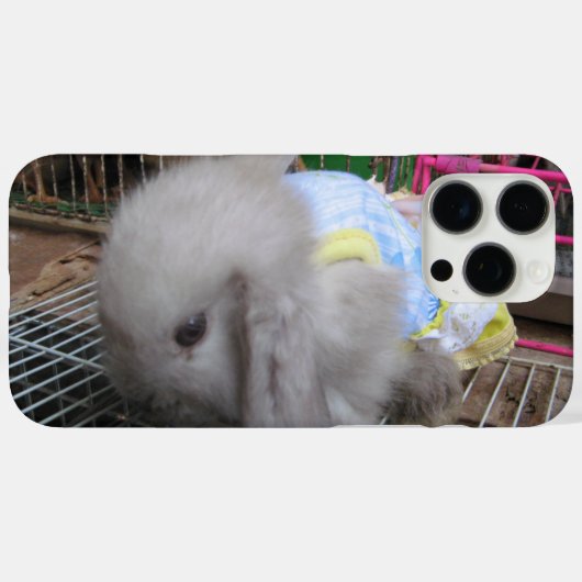 Een konijn in een dress Case-Mate iPhone case (Achterkant (horizontaal))