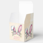 Een konijn is onderweg! Baby Shower Bedankdoosjes (Geopend)