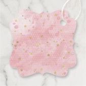 Een konijn is onderweg! paasweekend Baby shower Bedankjes Labels (Achterkant)