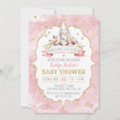 Een konijn is onderweg! paasweekend Baby shower Kaart (Voorkant)