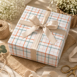 Een konijn wordt één 1e verjaardag cadeaupapier