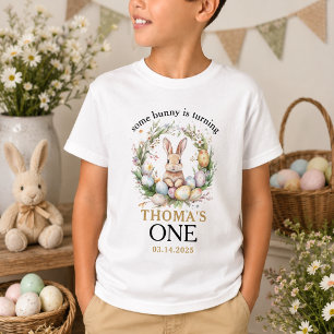 Een konijn wordt één jaar t-shirt