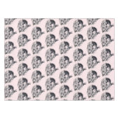 Een konijnenfamilie -  illustratie tafelkleed (Voorkant (Horizontaal))