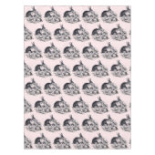 Een konijnenfamilie -  illustratie tafelkleed (Voorkant)