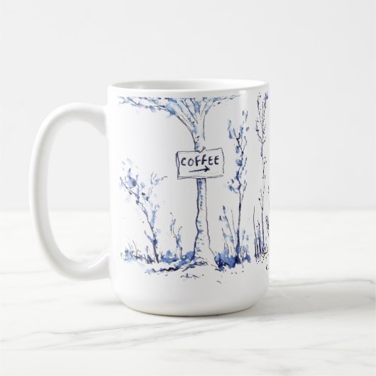 Een Konijnenspoor Mok (Links)