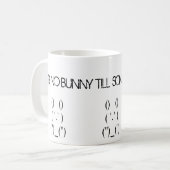 Een konijntje houdt van je koffiemok (Voorkant links)