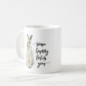 een konijntje houdt van je mok schattige haas (Voorkant links)