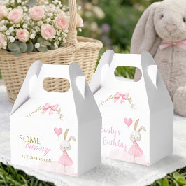 Een Konijntje is Eén Roze Strik Coquette Dank Je Bedankdoosjes