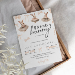 Een konijntje met Pasen Verjaardag Kaart