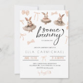 Een konijntje met Pasen Verjaardag Kaart (Voorkant)