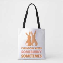 Een konijntje om van te houden – Paasfeest Canvas  Tote Bag