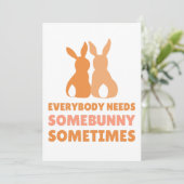 Een konijntje om van te houden – Paasfeest Kaart (Staand voorkant)