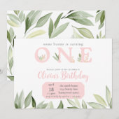 Een konijntje wordt één kaart (Voorkant / Achterkant)