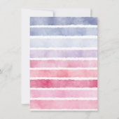 Een konijntje wordt een lenteverjaardag kaart (Achterkant)