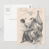 Een koning briefkaart (Voorkant / Achterkant)