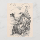 Een koning briefkaart (Voorkant)