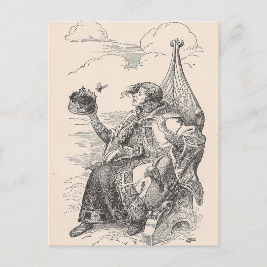 Een koning briefkaart (Voorkant)