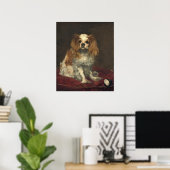 Een koning Charles Spaniel - Edouard Manet Fine Ar Poster (Thuiskantoor)